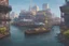 Placeholder: A new orleans style port city on a river delta