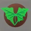 Placeholder: i want you to generate a logo for a new company named "SpiniLeaf" or Spinny Leaf. Something resembeling a spinning leaf, no words, HQ, digital comic art