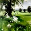 Placeholder: A green meadow with ant fairies painted by John Singer Sargent