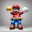 Placeholder: super mario in the style of jeff koons