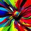 Placeholder: color explosion 3d background picasso