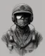 Placeholder: Pencil Sketch of a U.S Marine