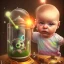 Placeholder: baby in jar