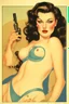 Placeholder: 80s Erotic Art: Larry & Alberto Vargas' Sleazy Vegas Lady | Stable Diffusion Online