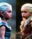 Placeholder: Daenerys Targaryen toddler, full body, dramatic lighting, angry, hyper realistic,