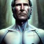 Placeholder: actor harrison ford, pale skin, waist up portrait, intricate, oil on canvas, masterpiece, expert, insanely detailed, 4k resolution, retroanime style, circular reflective eyes, cinematic smooth, intricate detail , soft smooth lighting, soft pastel colors, painted Renaissance style