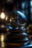 Placeholder: My Soul, Guide, Galactic - that will represent the Higher self and the lineage of the light inside a boat crystal ball , shot on Hasselblad h6d-400c, zeiss prime lens, bokeh like f/0.8, tilt-shift lens 8k, high detail, smooth render, down-light, unreal engine, prize winning