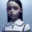 Placeholder: Jenna ortega as Wednesday addams,Short-Sleeve Peter Pan Collar Dress, hyper detail, octane render, unreal engine 5, photorealistic, 8k resulation