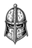 Placeholder: logo depicting a medieval helmet, white background