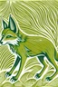 Placeholder: Linocut fox in sunshine