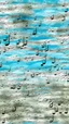Placeholder: A white cloudy sky with icy music notes designed in Navajo woven art painted by Claude Monet