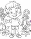 Placeholder: play cartoons coloring pages , no black color, no no flower, b/w outline art for kids coloring book page, Kids coloring pages, full white, kids style, white background, whole body, Sketch style, full body (((((white background))))), only use the outline., cartoon style, line art, coloring book, clean line art, white background, Sketch style