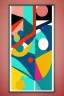 Placeholder: Abstract Poster, Mid Century Modern, Colorful Prints, Geometric Art Print, Geometric Shapes, Contemporary Print, Abstract Wall Art