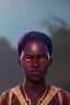 Placeholder: A photo taken from an african village "Avengers Endgame", <character or scene>, kente, cinematic lighting --v 4 --q 2