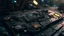 Placeholder: Futuristic black gadget clutchplate dysoptia cyberage HAWKEN postapocalyptic dysoptia scene photorealistic uhd 8k VRAY highly detailed HDR