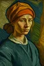 Placeholder: Generar una imagen en el estilo de Vincent van Gogh que represente a la mujer en el mundo laboral.