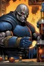 Placeholder: Darkseid drinking whiskey