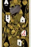 Placeholder: Dashing black man in a suit with gold trimmings. He's holding a deck of cards.