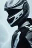 Placeholder: Black racing suit AnnaSophia Robb, portrait, bright white eyes, wearing high tech racing helmet, white smoke, dark, rage, sorrow, high definition, ultra 8 k, volumetric lighting, blue fire, fog