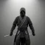 Placeholder: ninja outfit holding katana, unreal engine 5, octane render,cinema4d, dynamic lighting, 8k, redshift render, highly, hyperrealism ultra detailed, hyper realistic.