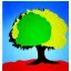 Placeholder: tree pop art