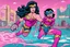 Placeholder: pink swimming Wonder Woman Teen Titans Go