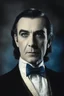 Placeholder: Bela Lugosi as Count Vamperini - Blue eyes - full color - 32k, UHD, 1080p, 8 x 10, glossy professional quality digital photograph - dark foggy gradated background, historic, powerful, octane rendering, exquisite detail, 30 - megapixel, 4k, 85 - mm - lens, sharp - focus, intricately - detailed, long exposure time, f8, ISO 100, shutter - speed 1125, diffuse - back - lighting, ((skin details, high detailed skin texture)),