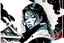 Placeholder: angry evil mariah carey, all i want for christmas is you, dark, snowflakes , snowy, create in inkwash and watercolor, in the comic book art style of Mike Mignola, Bill Sienkiewicz and Jean Giraud Moebius, highly detailed, gritty textures,