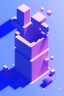 Placeholder: full length isometric clean art NFT, soft lighting, soft pastel gradients, high definition, 3d icon clay render, blender 3d