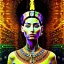 Placeholder: Epic massive Portrait of beautiful voloptuos Nefertiti estilo Gustav Klimt 4k