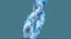 Placeholder: background of sky, a pillar ascends from bottom border to the top border. high poly, digital art style