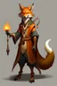 Placeholder: fox of nine tails humanoid warlock dnd