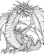 Placeholder: real massive dragonr coloring page