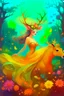 Placeholder: [laughing sexy faerie with a deer] As Fiona, I feel myself drifting soft through billowing blooms of visual aid and aural ether. My slender form shimmers in gossamer raiment woven from sunshine, moonglow, and forest spirit; petal-soft hooves leave nary a print upon the stars I seem to walk. Beside me strides my Deery in dignity, his noble visage crowned with antlered emerald and bronze. Around us the glade pulses with bioluminescent being; the night is alive with pulse and song. We wander throug