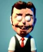 Placeholder: portrait, plasticine elon musk figure, Seth MacFarlane style, family guy figure, minimal, simple ways, smile, black dress, fabric cloth, photo studio, wide angle view, color background, highly detailed, unreal engine 5, ray tracing, RTX, ultra detail, volumetric lighting, 3d, high definition.