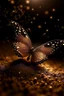 Placeholder: Luminous Light Brown butterfly and manure full of stars