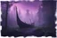 Placeholder: norse ship in the middle of a misty forest with purple sky