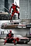 Placeholder: Daredevil / Deadpool hybrid. Photograph.