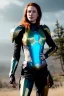 Placeholder: ultrarealistic, panoramic, concept art, strikingly beautiful (18 year old girl:1.2),_skimpy sci-fi armor_, Hair (long ginger:1.1), Face (freckles:1.2), body, medium breasts (light cleavage:1.2), tracing, ambient light, highres, (hyperrealistic:1.2), (perfect face:1.1), intricate (high detail:1.1) body, beautiful detailed eyes (emerald:1.3), _camera_, plump lips ,sci-fi theme, Model hash: ddc3021b