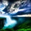 Placeholder: Epic cloud landscape, big waterfall, Ultra hd, 4k, Photography, hyperrealistic