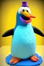 Placeholder: cheery penguin avatar full body in play-doh