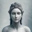 Placeholder: Greek white marble stature, full body, full of details, realistic, beautiful young woman, hight definition, 8k, symmetric face, perfect eyes