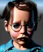 Placeholder: Johnny Depp toddler, full body, shoe, car, dramatic lighting, hyper realistic