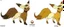 Placeholder: Create a fox-like creature with ground/rock-like features on its body