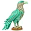 Placeholder: A mint colored wind elemental eagle designed in German folk art painted by Edvard Munch