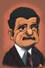 Placeholder: Mohamed Morsy Former President of Egypt i Cartoon 2d