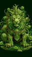 Placeholder: green lion in dragon peplue