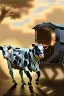 Placeholder: dnd carriage led by cow