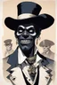 Placeholder: [art by Hugo Pratt and Corto Maltese] Baron Samedi's mismatched eyes widen in surprise at your question, a low chuckle rumbling in his chest. "Well, well, well, ain't you a clever one," he drawls, his voice a gravelly purr. "Ain't many folks who know their Bayou legends these days. But you, you're a different kettle of gators