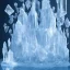 Placeholder: transparent crystal ice castle, rabbits, ice mountain, crystal, ice crystal